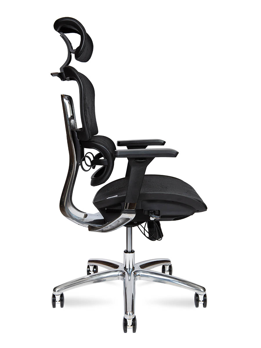 Кресло для руководителя Norden Крон / Kron aluminium black